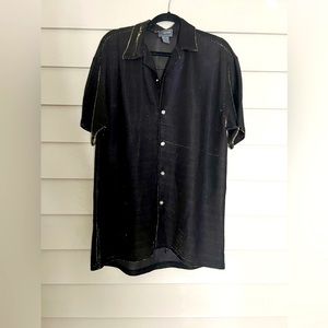 Le MONDE homme couture button down men’s shirt size M